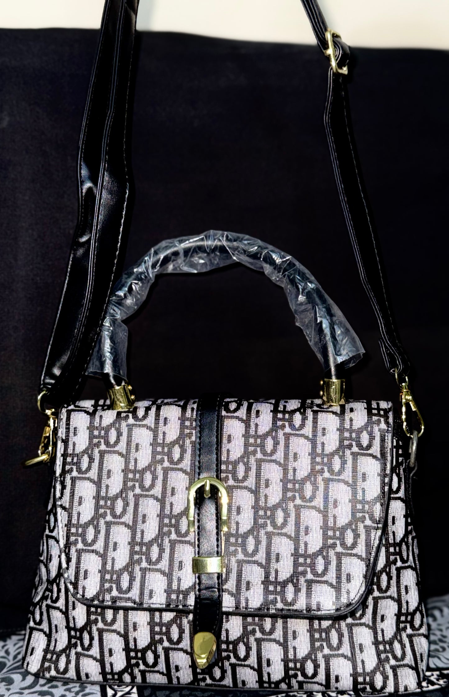 Luxury Designer-Inspired Handbag Collection – Monogram & Checkered Shoulder Bags