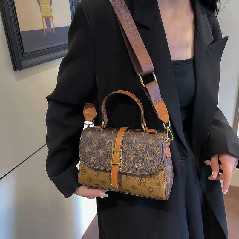 Luxury Designer-Inspired Handbag Collection – Monogram & Checkered Shoulder Bags