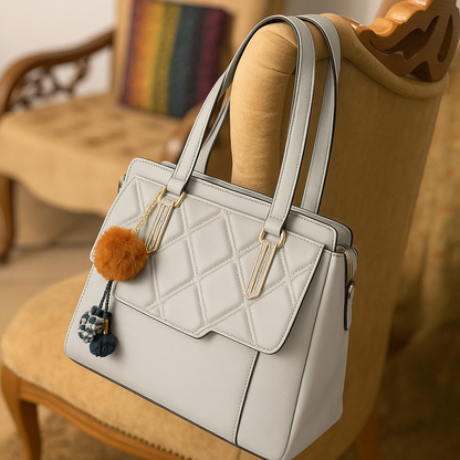 Sage Handcrafted Quilted Handbag | Affordable Fashion Handbags - Lace & Luxe