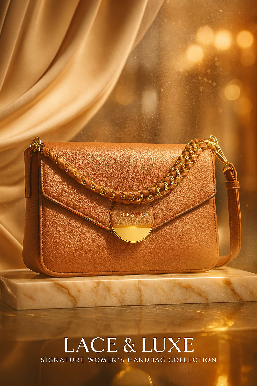 Elegant Chain Crossbody Shoulder Bag – Luxury Everyday Handbag for Women